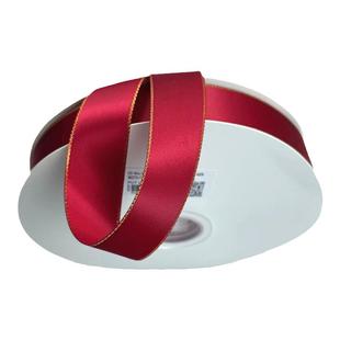 双面加密酒红色丝带红绸带礼品物包装盒彩带新年蝴蝶结装饰缎带卷