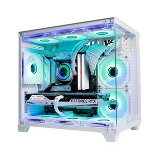 航嘉s900暴风雪960海景房电脑机箱台式主机matx水冷纯白色游戏920
