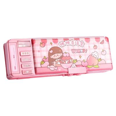 机关密码文具盒多功能女孩款