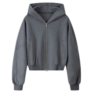 RUISHI芮时 “散步套装”高克重棉连帽卫衣外套半身裙套装女秋季