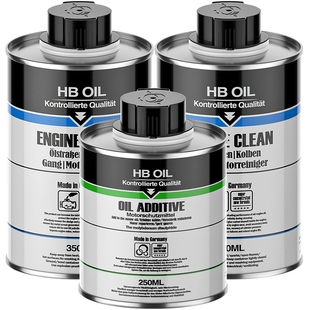 德国HB发动机专治汽车烧机油免拆治理活塞环释放剂无损强力修复剂