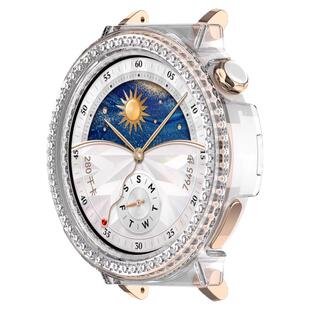 适用华为gt6保护壳gt5新款镶钻GT5pro女士pc表壳套41/42mm专用gt4智能运动手表男女款专用防摔防刮花配件JY