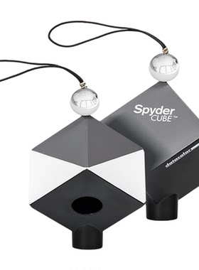 datacolor德塔颜色蜘蛛spyder cube取色器立方灰卡准色卡白平衡灰卡便携式配件显示器校色配色取色工具