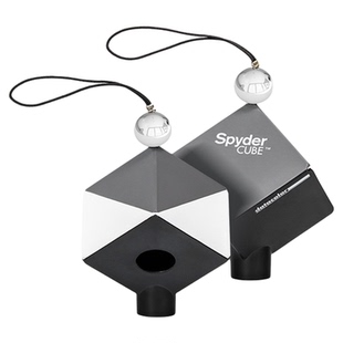 datacolor德塔颜色蜘蛛spyder cube取色器立方灰卡准色卡白平衡灰卡便携式配件显示器校色配色取色工具
