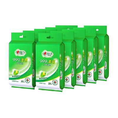 心相印杀菌消毒湿纸巾10片×10包