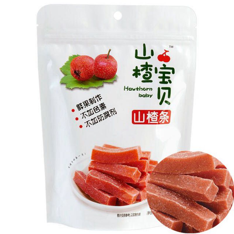 6袋起包郵強(qiáng)貞山楂寶貝六物山楂丸山楂條180g~360g零食蜜餞果脯果