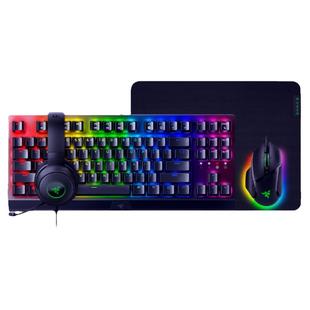 Razer雷蛇黑寡妇V3竞技版机械键盘巴塞V3电竞鼠标幻彩RGB游戏套装