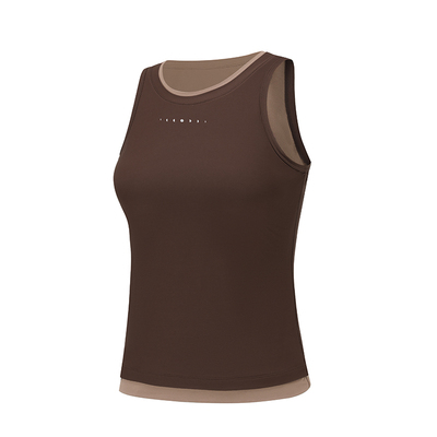 粒子狂热高弹裸感外穿运动背心