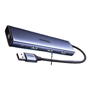 绿联usb3.2网线转接口拓展坞typec转gen2高速千兆网卡hub显示器多功能接口扩展笔记本电脑转接手机U盘硬盘