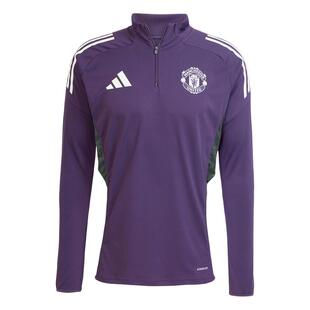 皇贝正品Adidas阿迪斯曼联足球半拉链训练运动长袖套头衫男JP3124