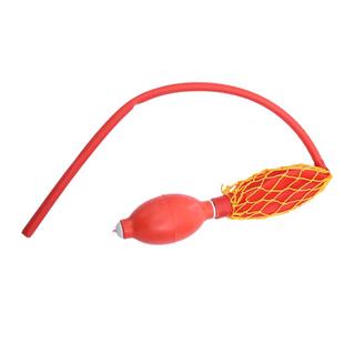 包邮实验室双联球打气球橡胶二连加按压球配有防爆网二联双连球气体采集器