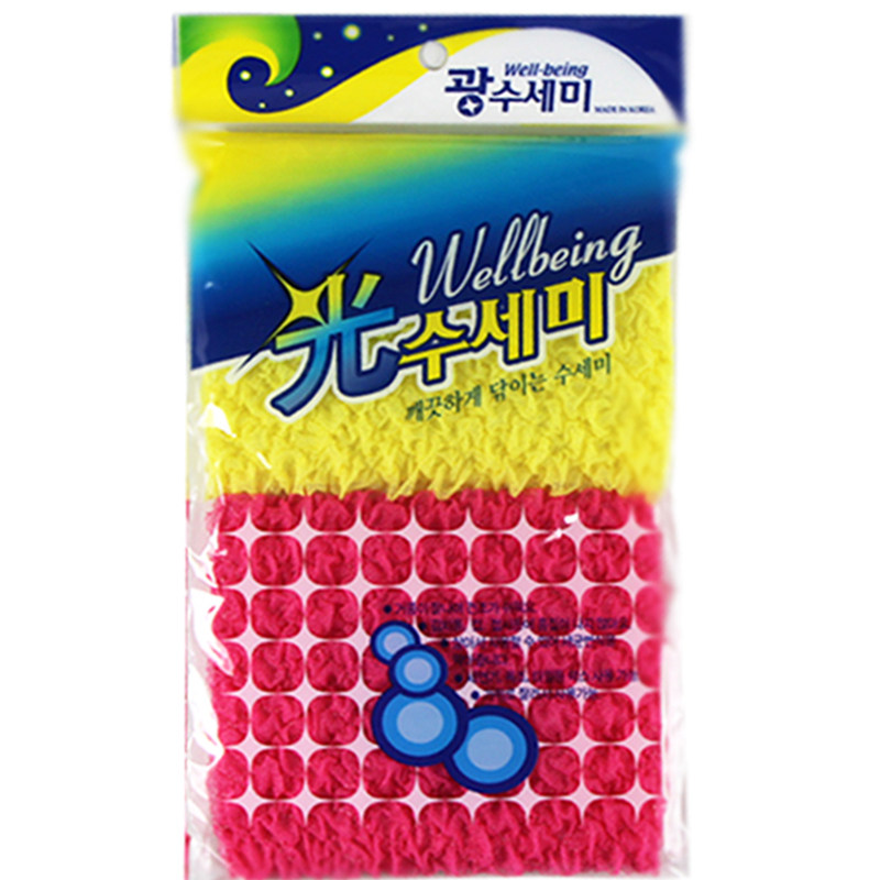 韩国进口月光抹布不沾油洗碗巾精致泡泡纱洗碗布家用厨房刷锅2p装