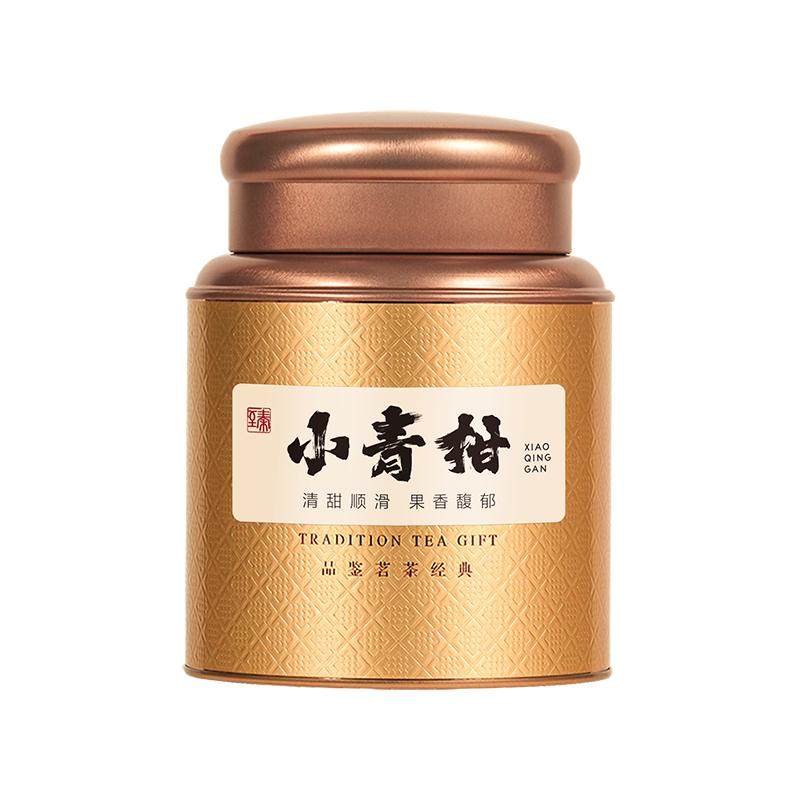 华源小青柑普洱茶陈皮熟普罐装自己喝口粮茶叶礼盒装