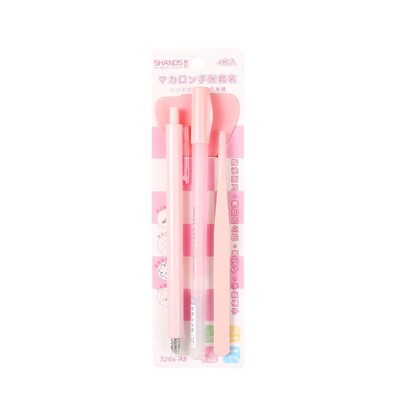 手账新手工具套装4件套咕卡全套素材材料包笔刀点点胶镊子小黄铲