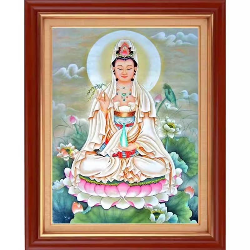 新款印花正品十字绣客厅玄关DMC