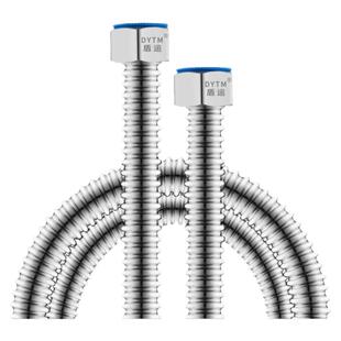 盾运304不锈钢金属软管热水器专用4分家用管子冷热进出水管波纹管