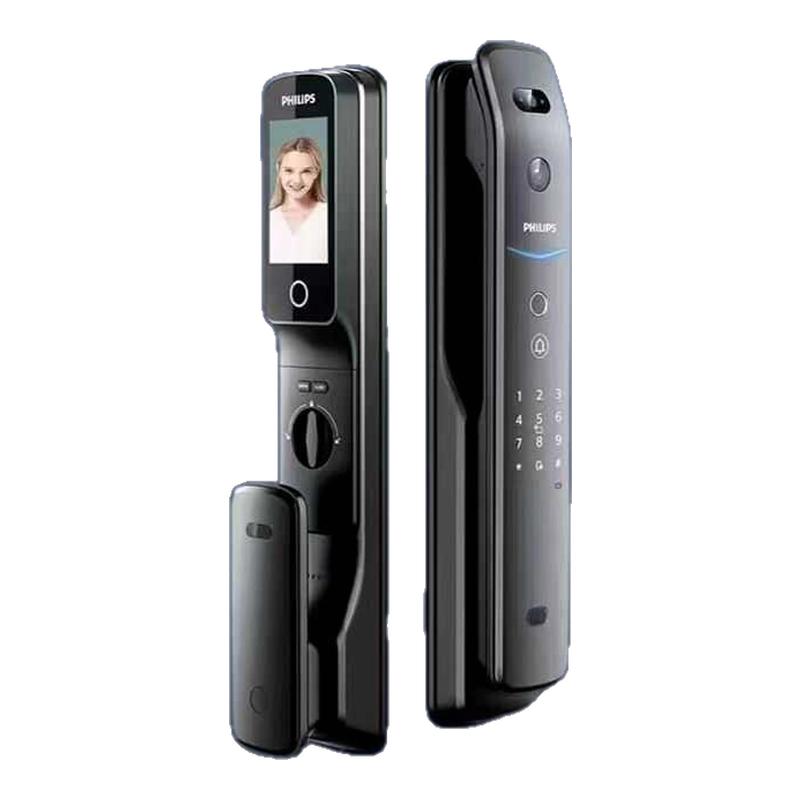 PHILIPS飛利浦709FVP智能鎖3D人臉識別視頻對講指紋鎖密碼鎖木門