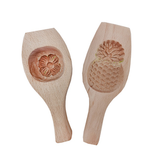 蒸花样柿子菠萝造型馒头儿童专用模具烘焙月饼豆沙包子压花印面卡