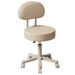 美容院凳子美发美甲化妆师理发店椅子滑轮升降转椅发廊专用大工凳