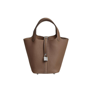 HERMES爱马仕 Picotin Lock Lock 18 银扣无肩带