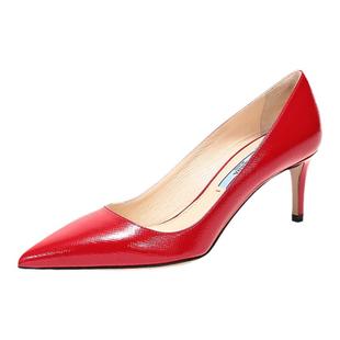 【甄品精选】Prada普拉达 女士皮革尖头高跟鞋 1I834I 3A9S F 065
