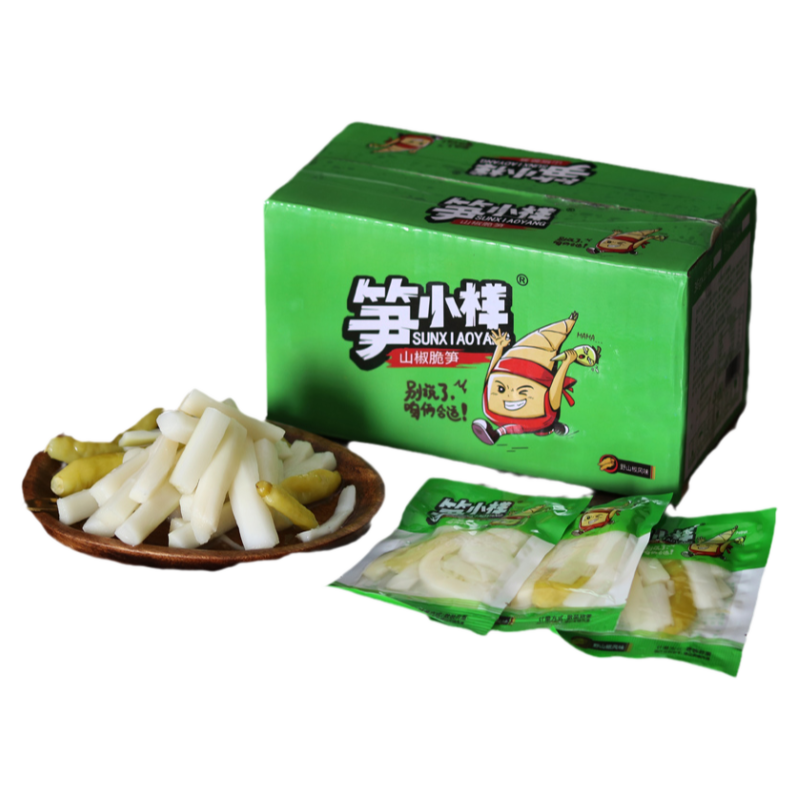 筍小樣山椒脆筍尖泡椒竹筍開袋即食新鮮筍片酸辣小包裝零食批發(fā)