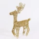 50#Золотой рождественский олень без света