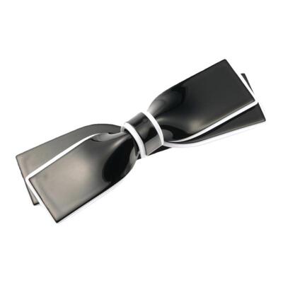 佩妮Chaplet复古黑白调弹簧夹