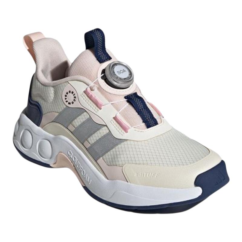 adidas阿迪达斯童鞋女童鞋子大童跑步鞋男童旋钮网面运动鞋IH1569