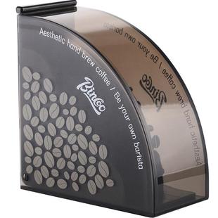 Bin Coo咖啡滤纸收纳盒手冲咖啡滤纸收纳架防尘盒V形v60滤纸通用