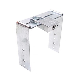 电动车电瓶锁防盗锁坐垫座位下新神器铁板摩托电瓶车电池锁板安全