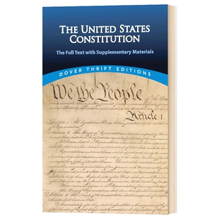 英文原版 The United States Constitution 美国宪法 带有补充材料的全文 Bob Blaisdell 英文版