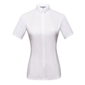 夏季新款白色女短袖职业韩版衬衫