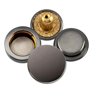 按压式扣子按扣免缝钉扣金属四合扣羽绒服暗扣手压钳子母衣服纽扣