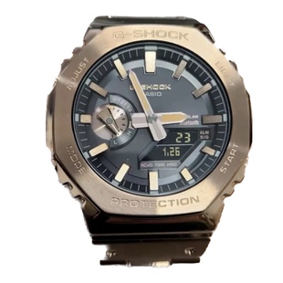 卡西欧GM-B2100全金属农家橡树蓝牙太阳能GM-B2100D/BD-1手表男