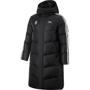 李宁火锅羽绒服丨热浪冬季情侣保暖面包衣服男加厚长款防寒外套女