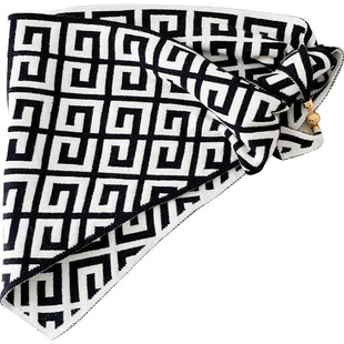 针织毛线百搭三角巾屁帘女裙帘秋冬季高级感叠穿外搭装饰围脖披肩