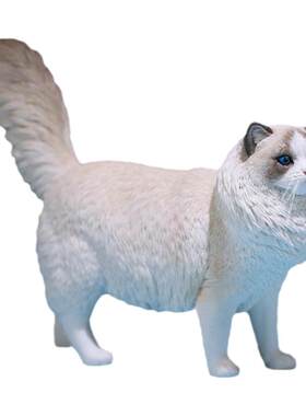 Mrz布偶猫模型手办招财平安