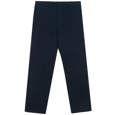 【轻磨毛】Hazzys哈吉斯秋冬季男士通勤保暖长裤商务斜纹休闲裤子