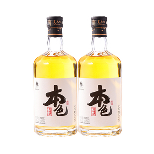 莫干山一级本色黄酒无焦糖色冬酿花雕黄酒14度瓶装老酒手工纯酿