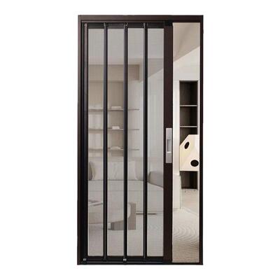 金刚网折叠纱门新款推拉式防盗