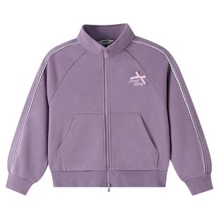 安奈儿童装女童外套2026春新款户外运动短款甜美时尚潮流宽松上衣