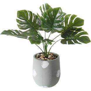 仿真植物盆栽摆件ins风北欧客厅房间龟背叶装饰网红假绿植小盆景