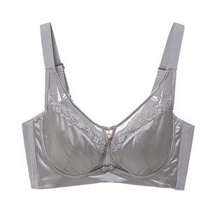 安芝娜2024秋冬软钢圈内衣女性感蕾丝上托调整型大胸显小文胸6451