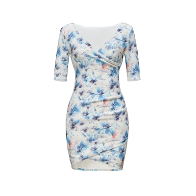 思瑞水墨青花加厚连衣裙