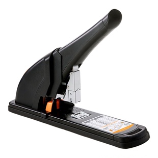 得力0385省力型订书机重型厚层210页办公家用大号加厚资料装订机