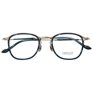 日本MATSUDA松田光弘眼镜框男超轻纯钛高级感全框男款眼镜架M3118