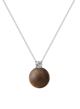 奇楠沉香吊坠复古禅意纯银锁骨链