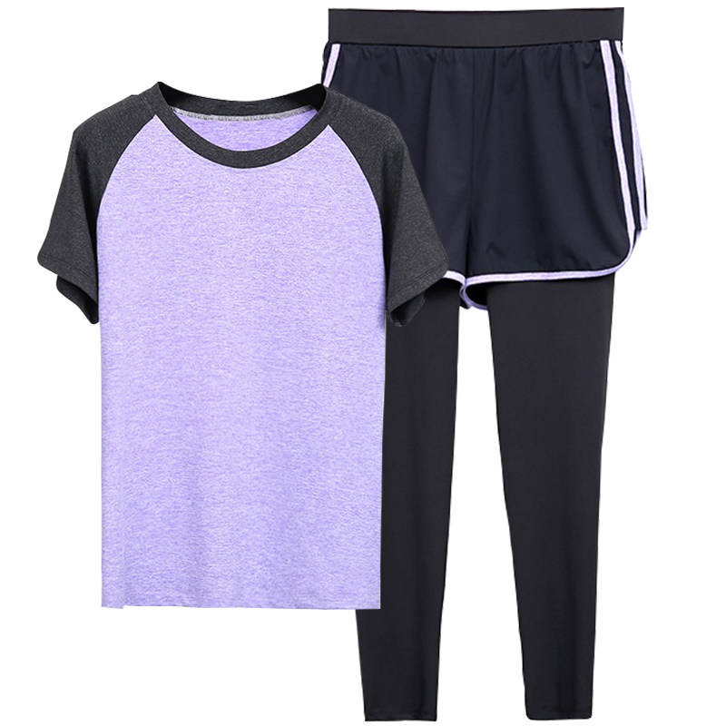 女款瑜伽服宽松防震速干