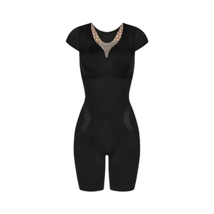 小飞袖免穿文胸塑身衣女收腹束腰提臀产后塑形美体后脱连体束身衣